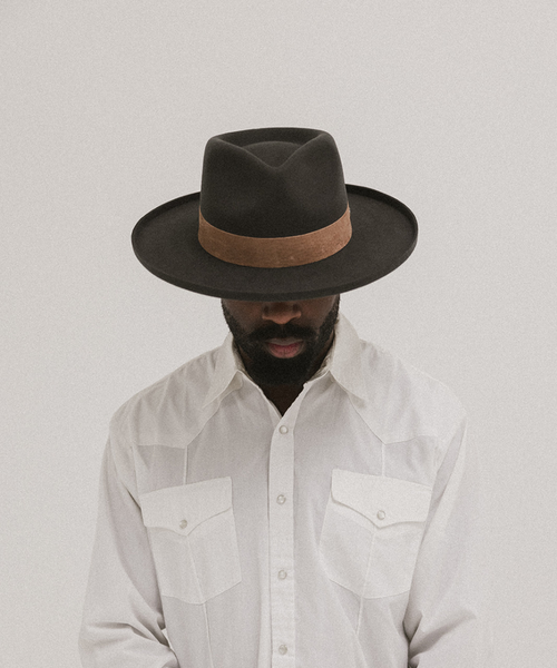 Two Roads Hat Co. Echo Park Fedora Hat In Dark Earth