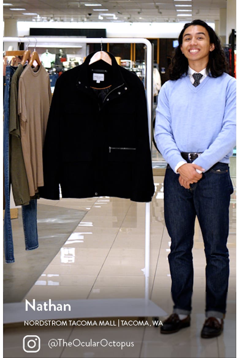 Melton Wool Blend Field Coat video
