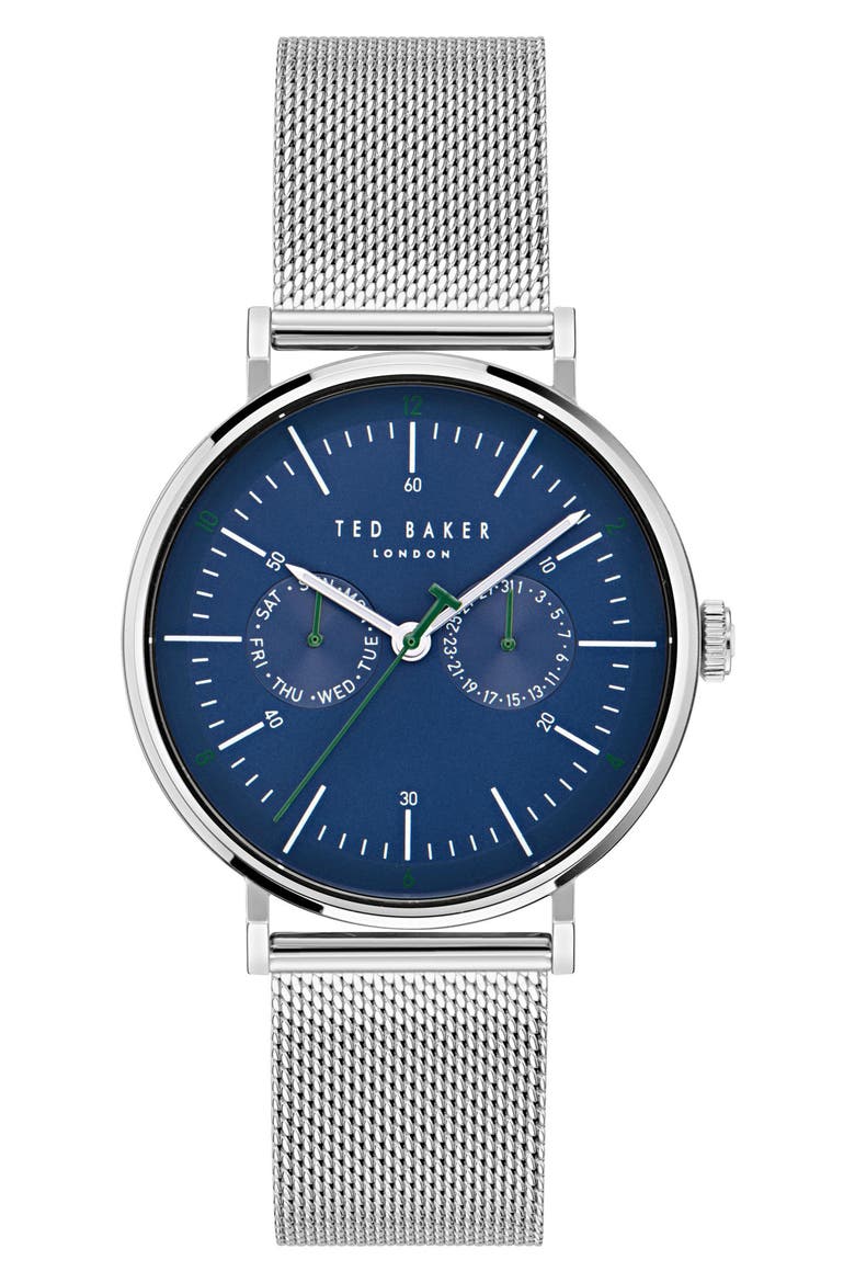 Timeless Mesh Bracelet Watch, Main, color, STAINLESS STEEL