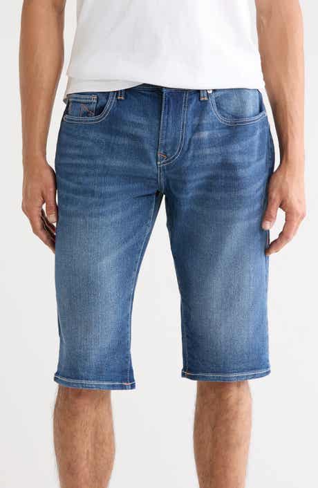 True Religion Ricky Rolled Hem Denim Shorts