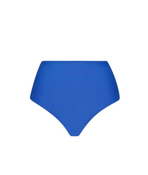 Ansea The Reversible High Waist Bottom In Black/blue