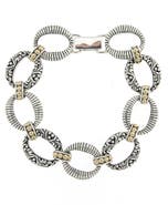SAMUEL B. Oval Filigree Chain Link Bracelet