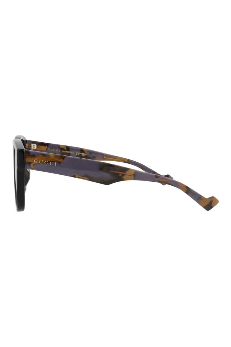 Square Sunglasses, Alternate, color, BLACK HAVANA BROWN