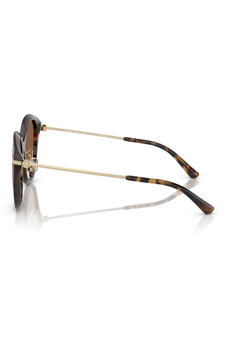 59mm Round Sunglasses, Alternate, color, DARK TORTOISE