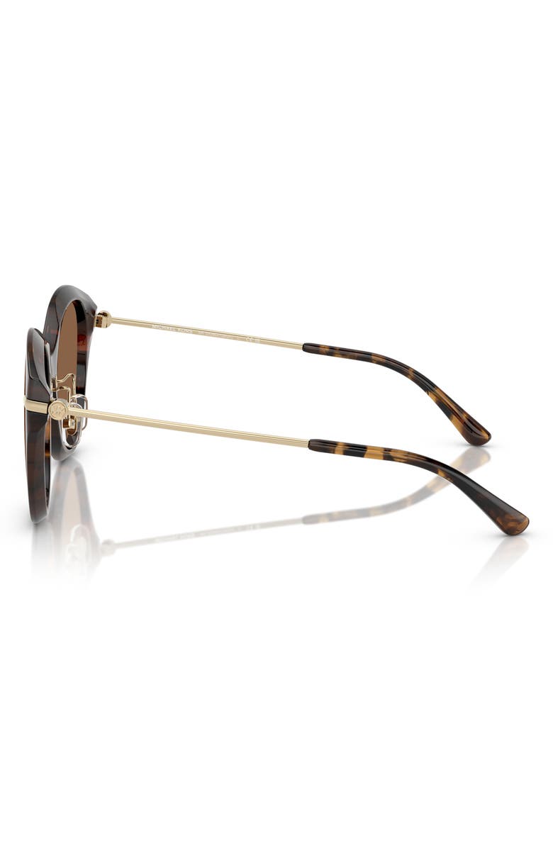 Michael Kors 59mm Round Sunglasses, Alternate, color, Dark Tortoise
