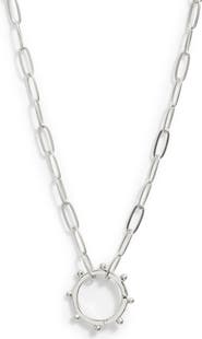 Anzie Dew Drop Marine Pendant Necklace
