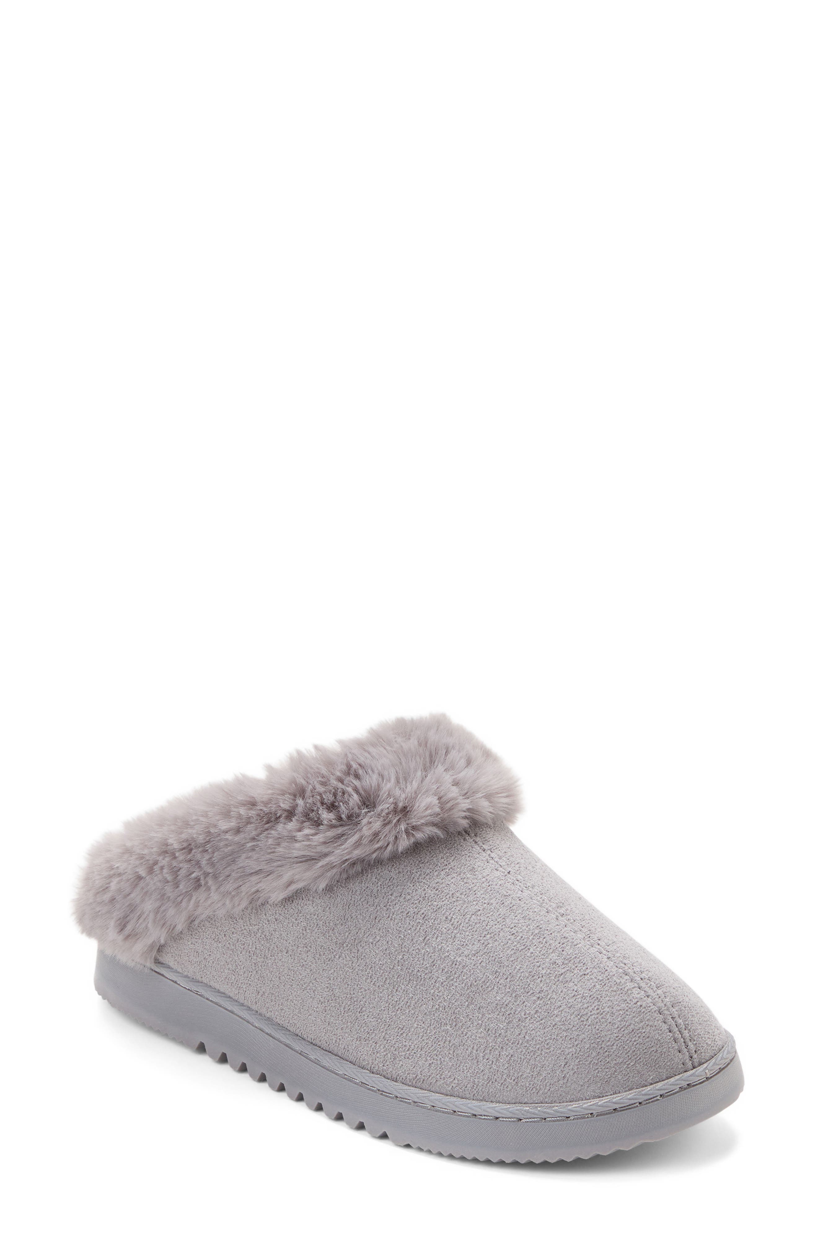 Hillary Faux Suede Scuff Slipper