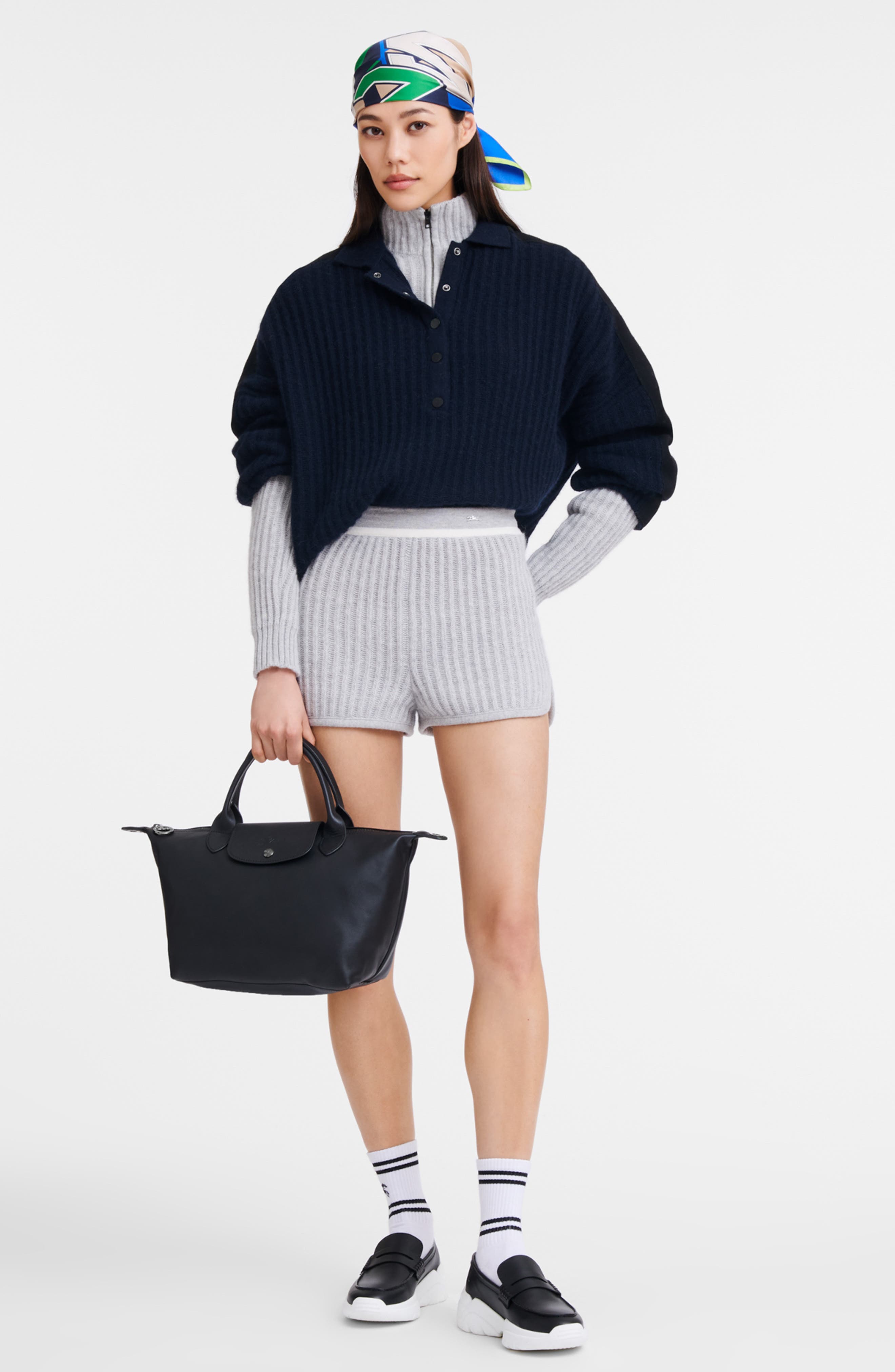 Longchamp Small Le Pliage Xtra Leather Crossbody Bag, Alternate, color, 