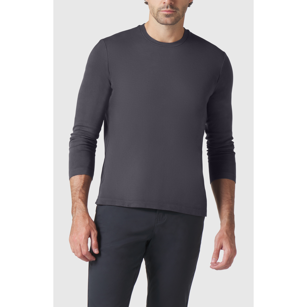 Jack Archer Precision Long Sleeve Shirt In Charcoal Gray