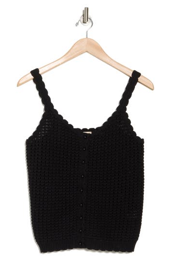 Elie Elie Tahari Open Stitch Tank
