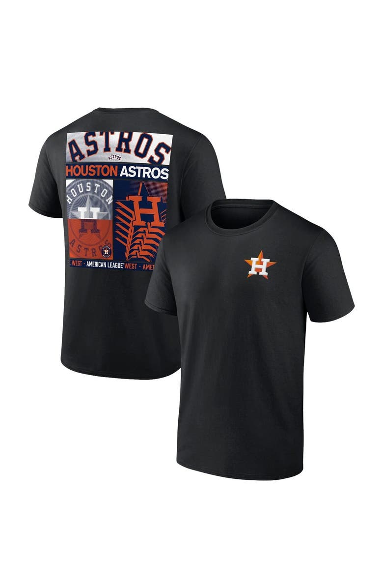 FANATICS Men's Profile  Black Houston Astros Big & Tall Two-Sided Graphic T-Shirt, Main, color, Black