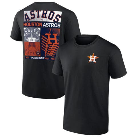 Men's Profile  Black Houston Astros Big & Tall Two-Sided Graphic T-Shirt