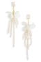 Resin & Faux Pearl Cluster Drop Earrings