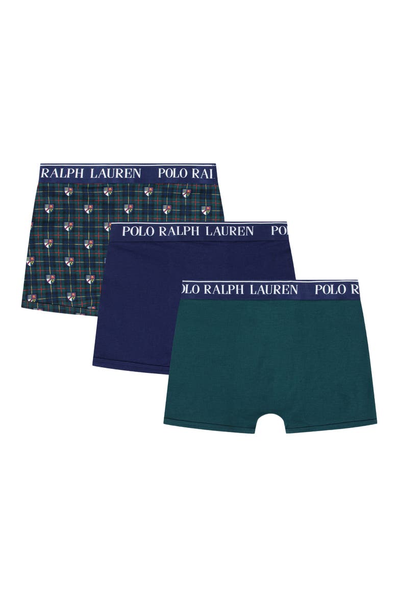 Kids' Assorted 3-Pack Stretch Cotton Boxers(Big Kid), Alternate, color, PINE GROVE