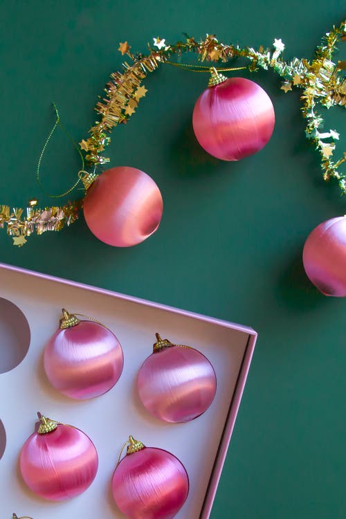 Sunshine Studios Retro Satin Ornaments In Multi