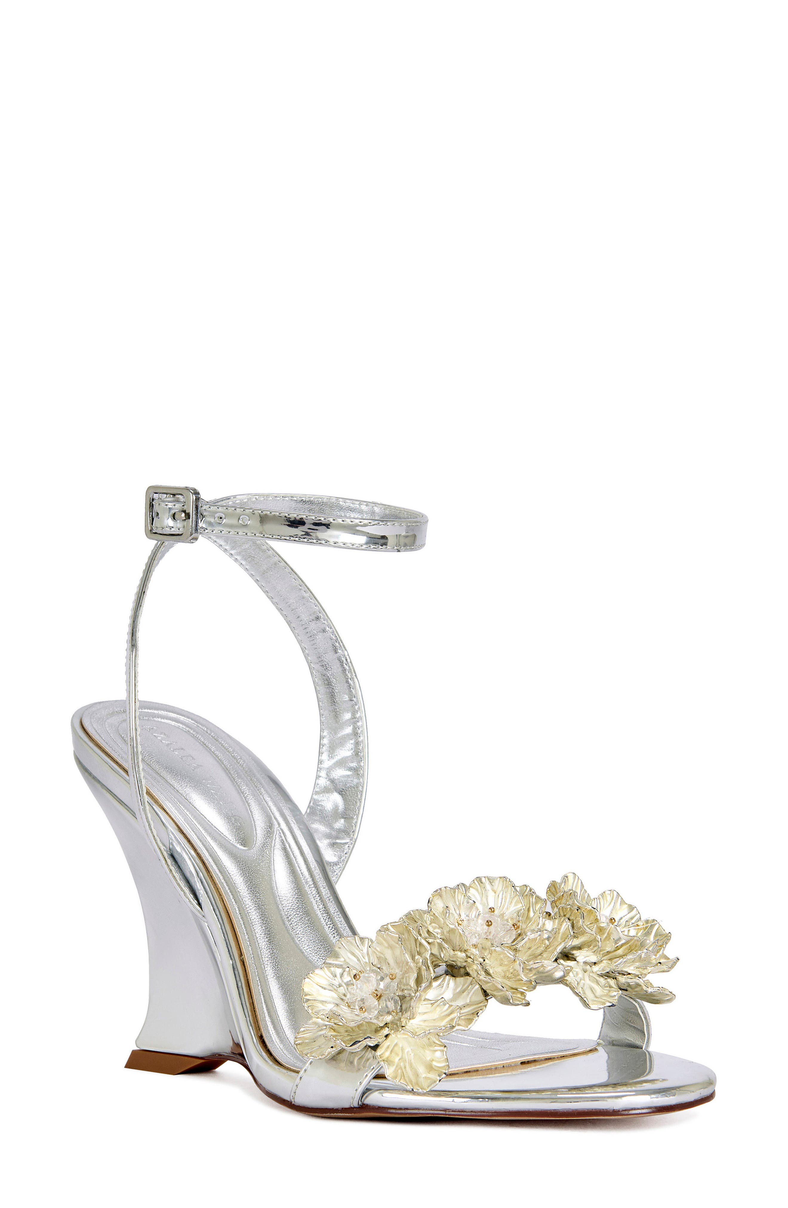 AZALEA WANG Winters Ankle Strap Wedge Sandal, Main, color, 