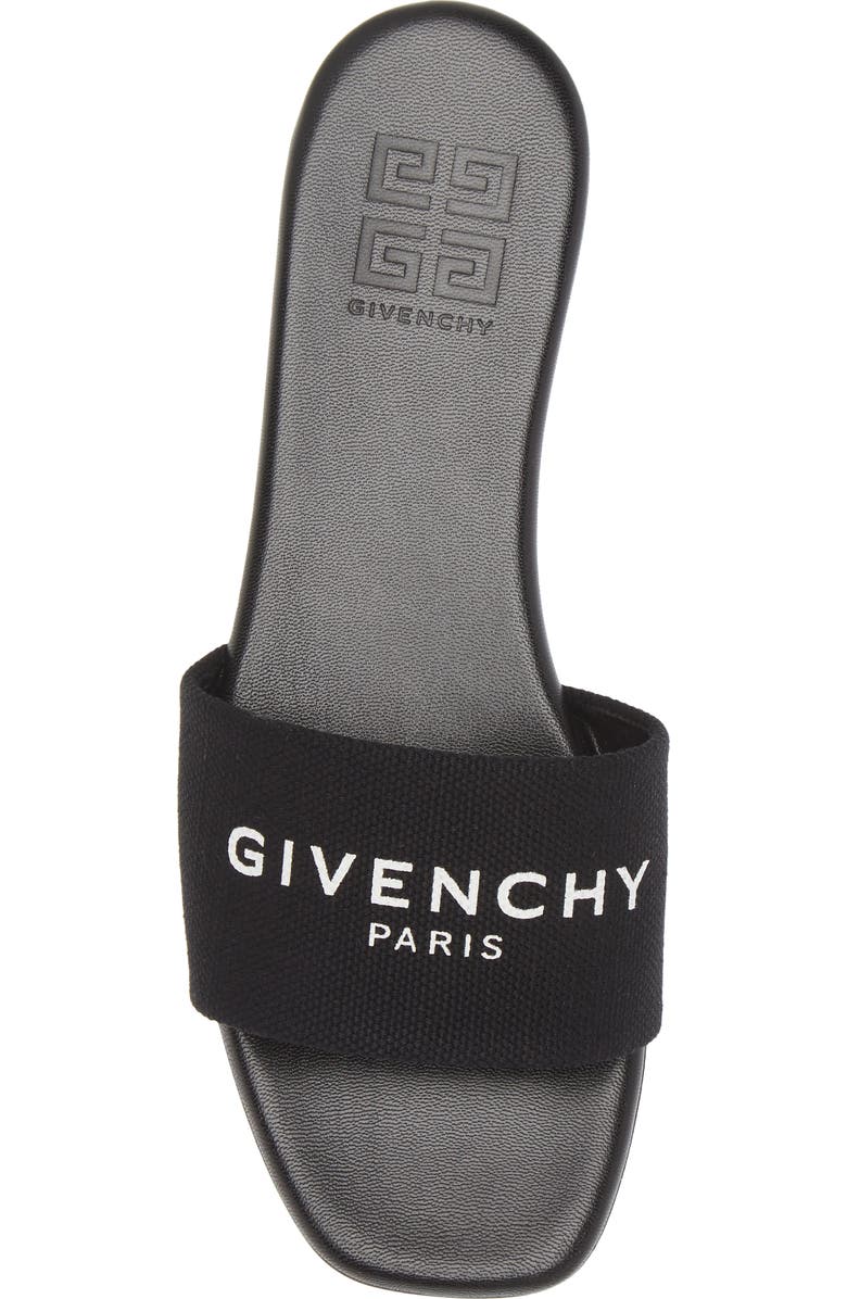 Givenchy 4G Flat Slide Sandal, Alternate, color,