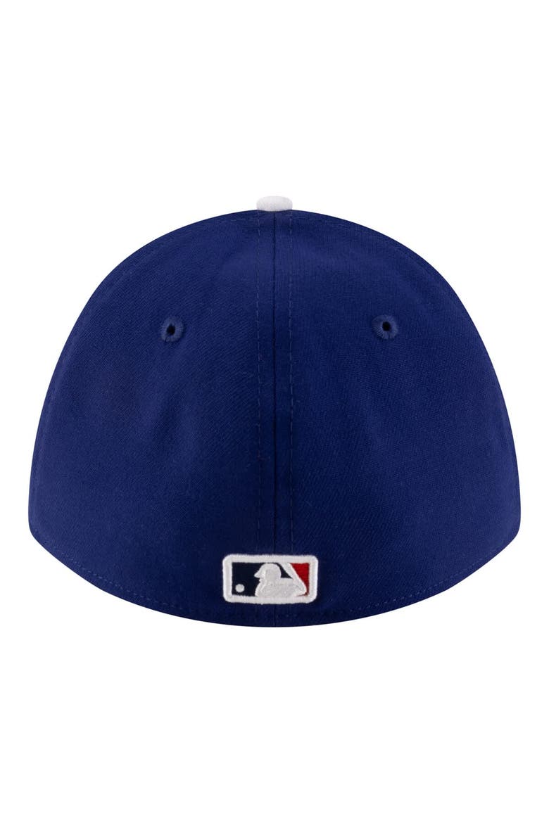Men's New Era  Royal Los Angeles Dodgers Player Replica 39THIRTY M-Crown Flex Hat, Alternate, color, Royal