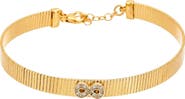 MESHMERISE Infinity Sterling Silver Mesh Bracelet