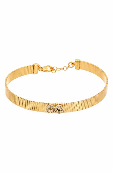 Infinity Sterling Silver Mesh Bracelet