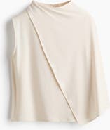H&M Cape-detail Crêpe Top