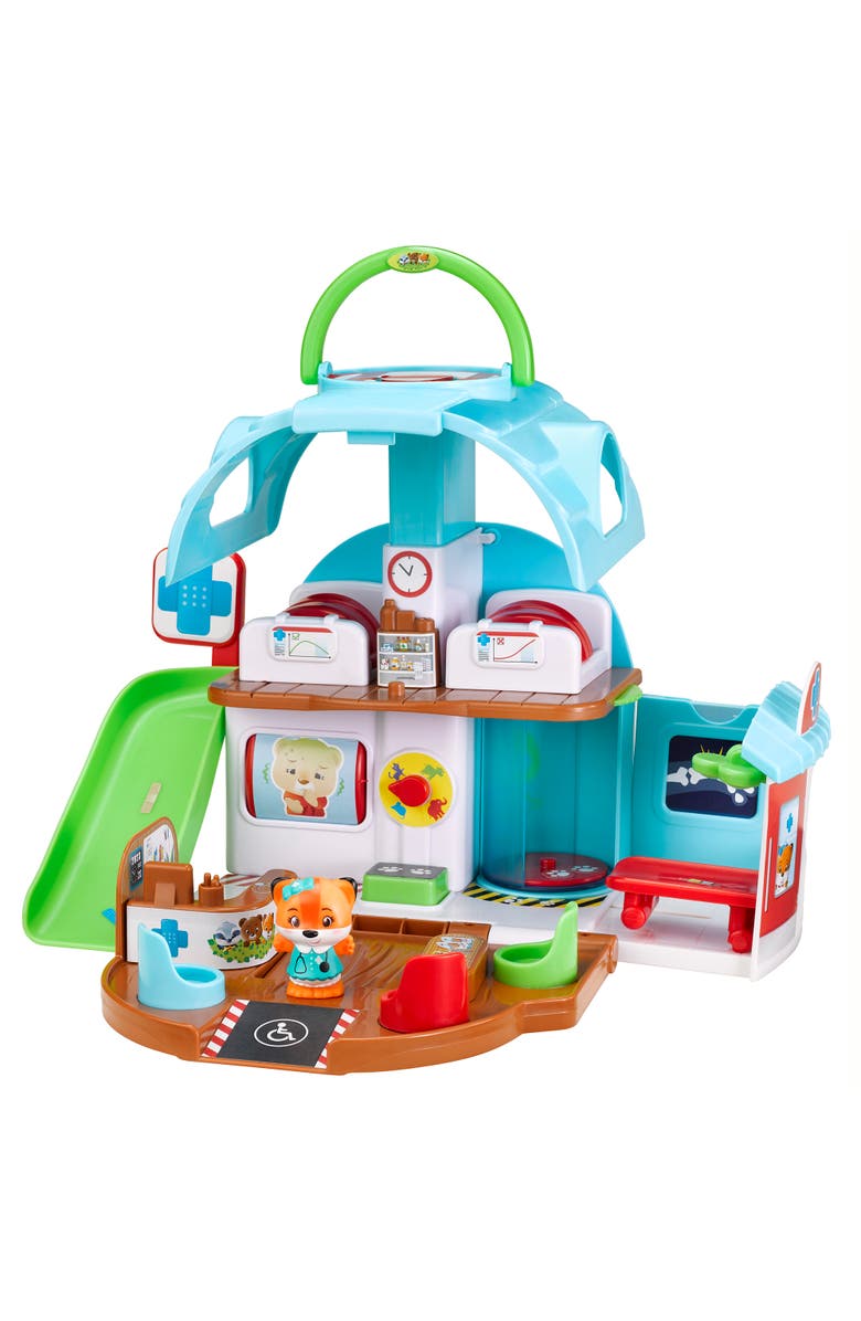 Timber Tots Care Center 9 Piece Medical Playset, Main, color, Multicolored