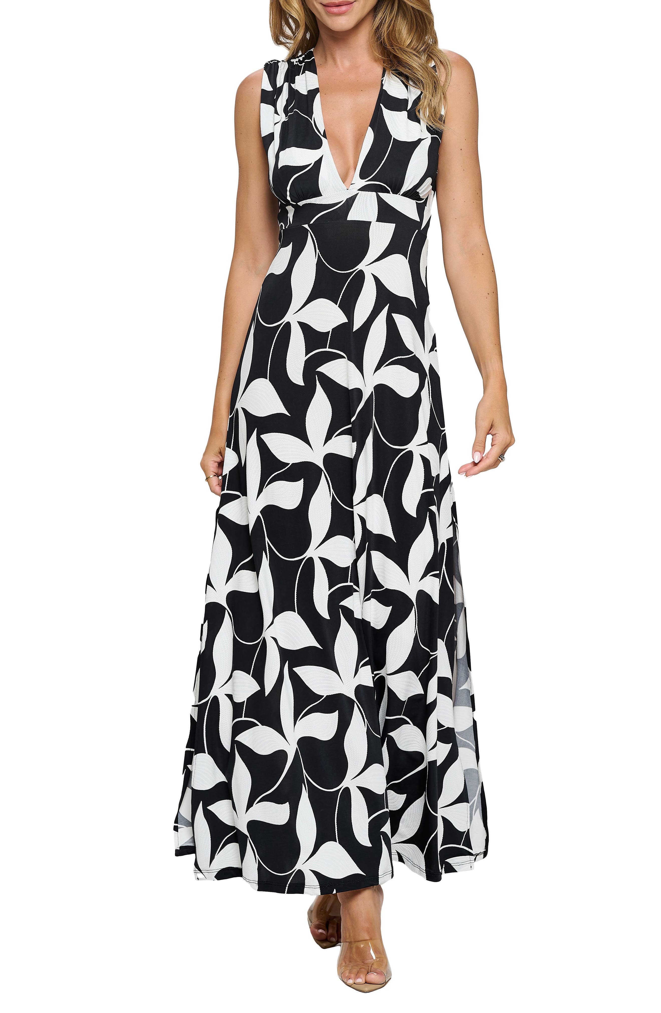 O.L. Open Back Maxi Dress