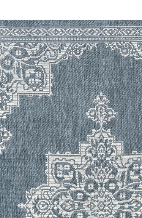 Arden Vintage Casual Medallion Indoor/Outdoor Area Rug