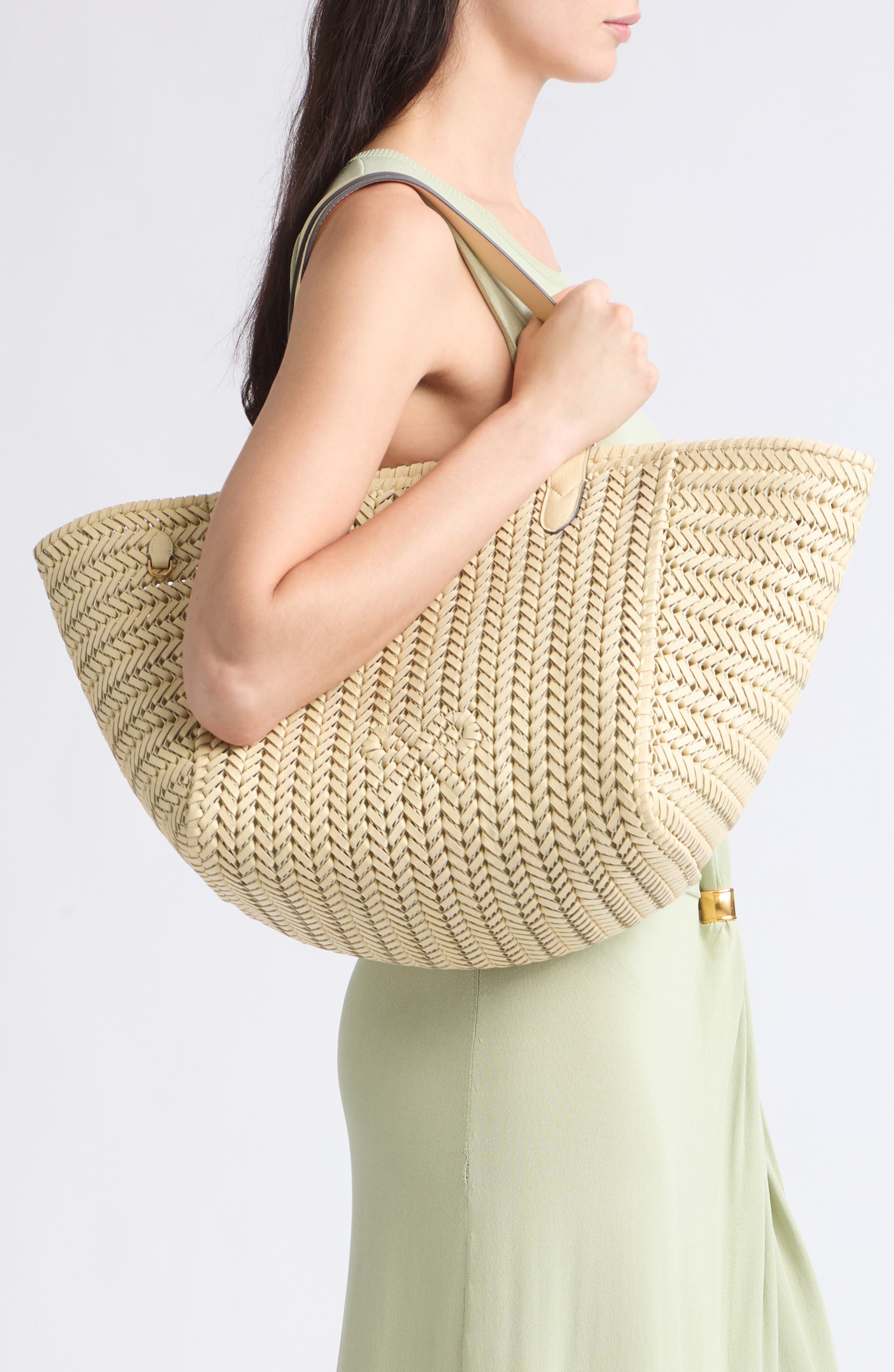 Neeson Square Tote, Alternate, color, BUTTER