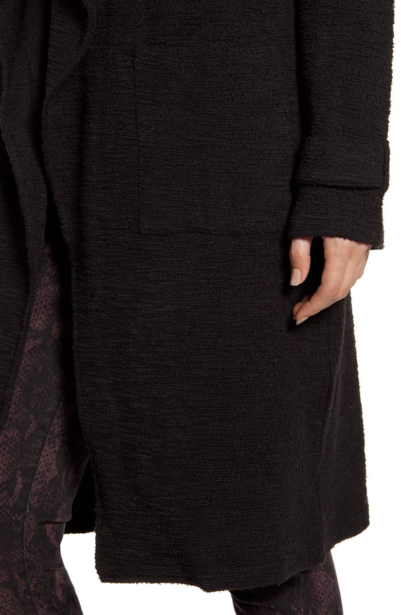 BB Dakota by Steve Madden BB Dakota Revolution Drapey Bouclé Trench Coat, Alternate, color,