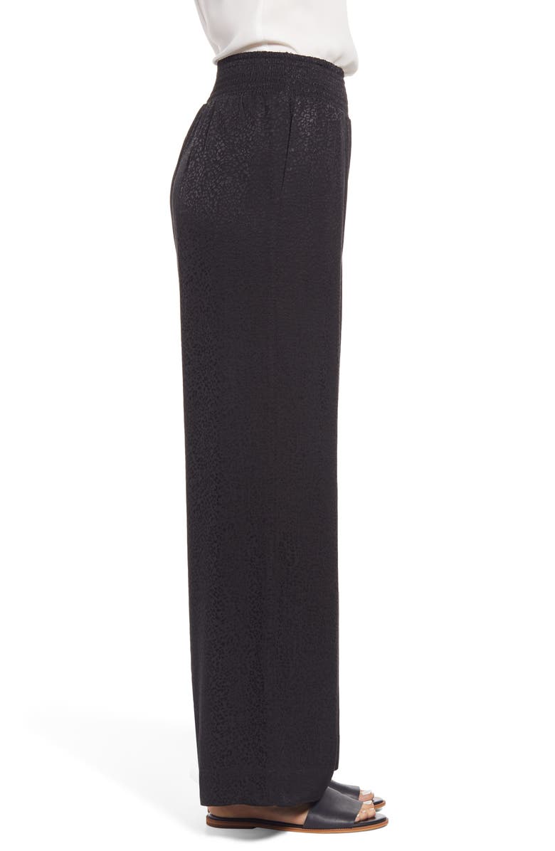 Tommy Bahama Wild One Leopard Jacquard Wide Leg Pants, Alternate, color, 