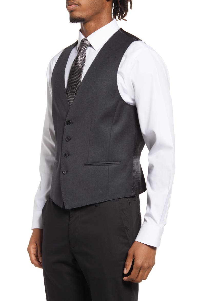 Virgin Wool Vest, Alternate, color, DARK GREY