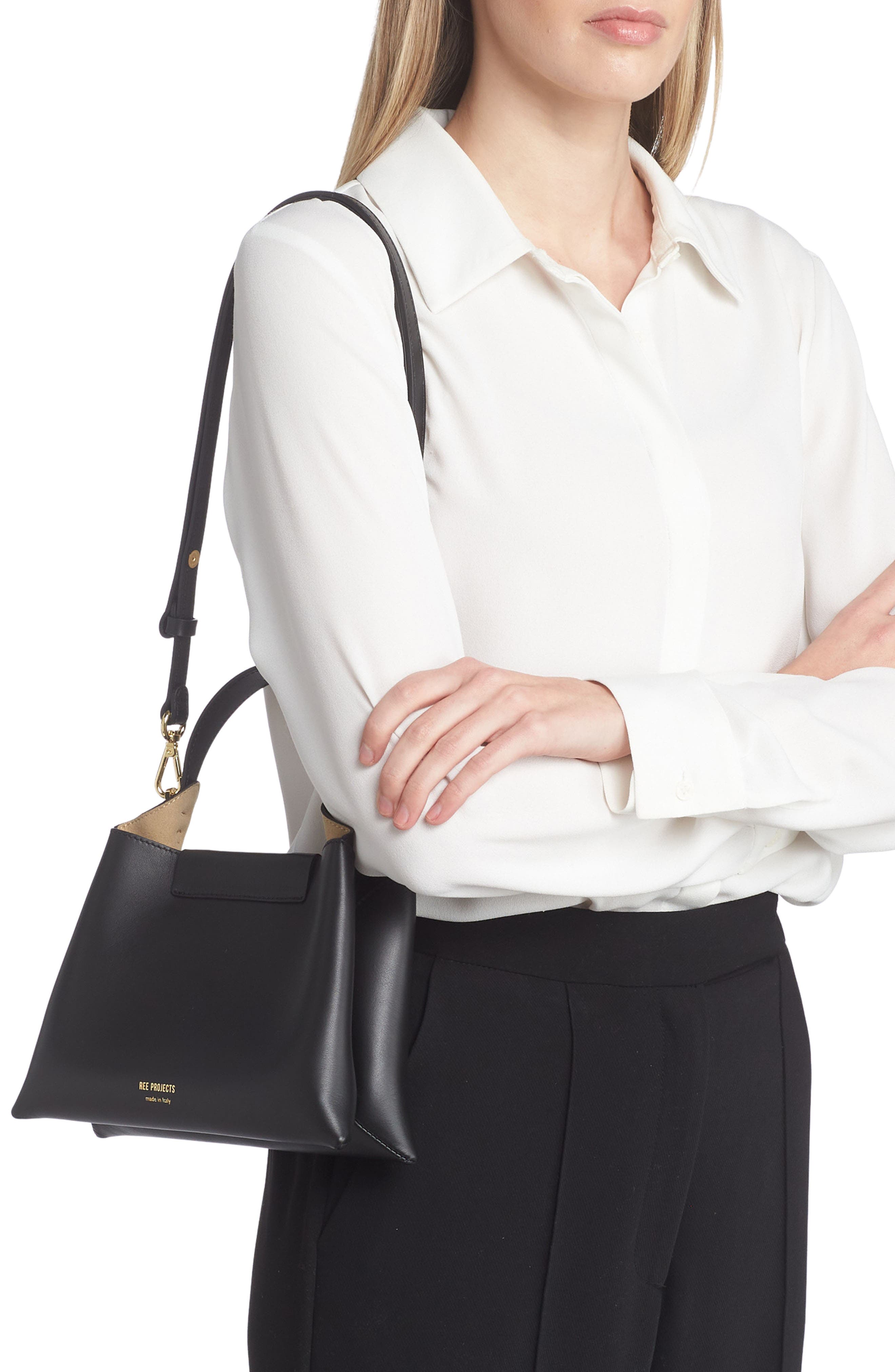Ree Projects Mini Elieze Leather Shoulder Bag, Alternate, color, 