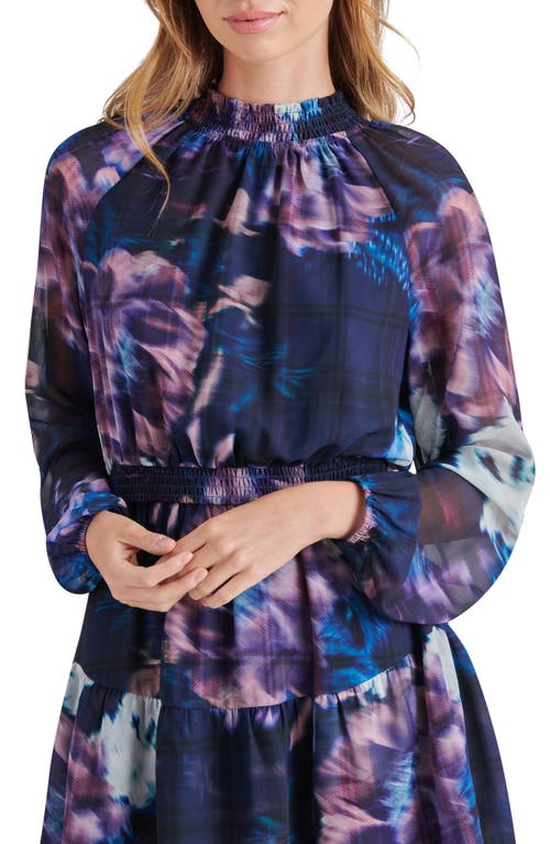 Steve Madden Rylan Print Long Sleeve Minidress