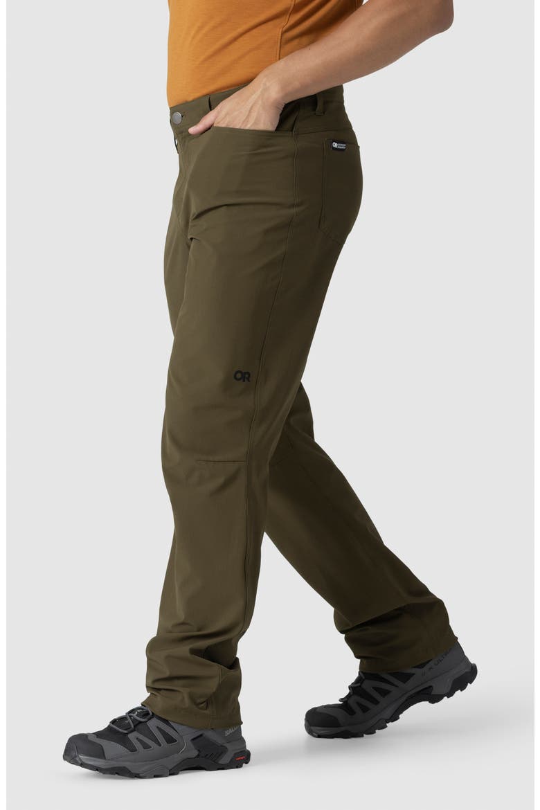 Ferrosi Stretch Nylon Slim Leg Pants, Alternate, color, DARK OLIVE