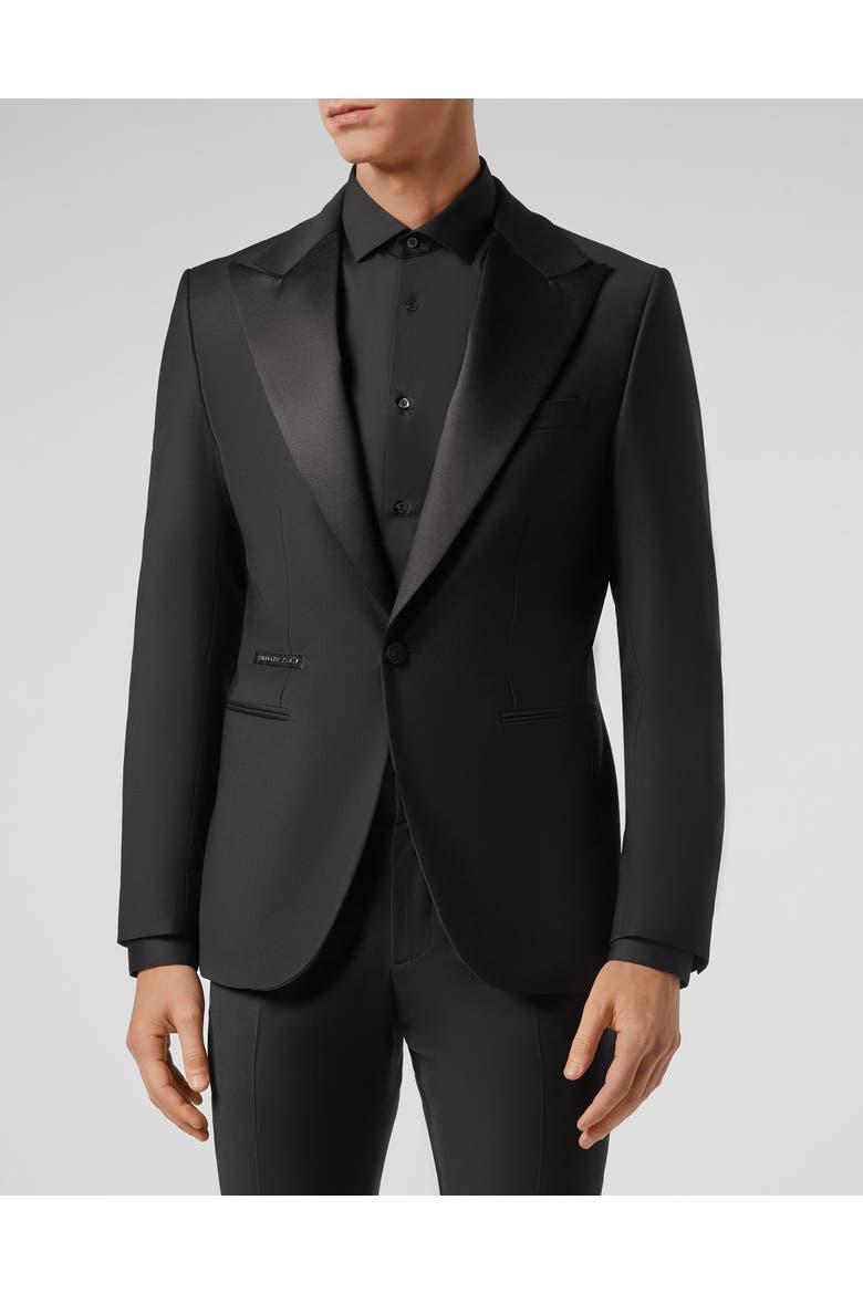 Blazer Iconic Plein Men, Main, color, black