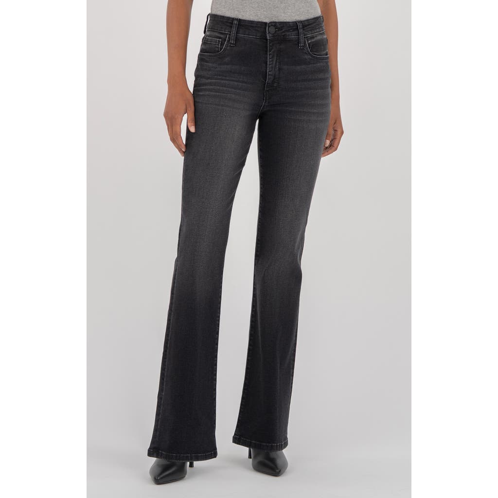 Kut From The Kloth Ana High Waist Flare Jeans In Blue