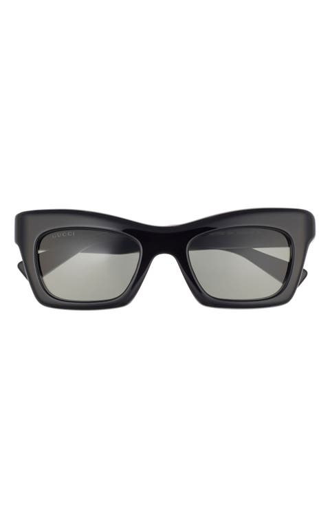 50mm Small Cat Eye Sunglasses