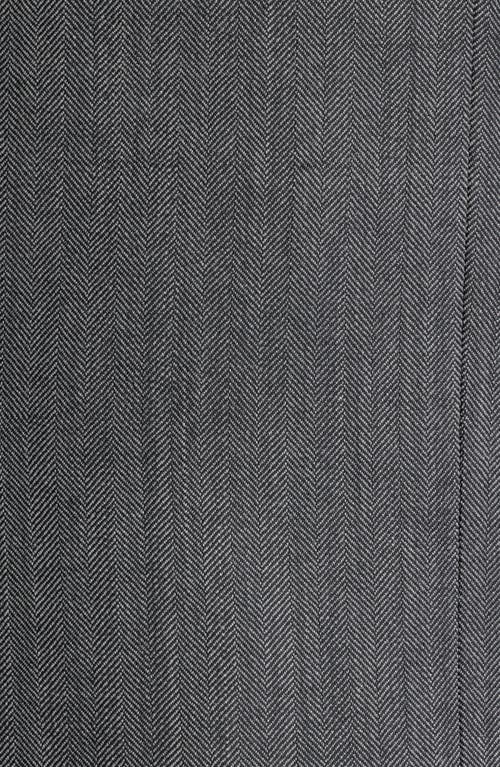 Daniel Hechter Modern Fit Grey Wool Blend Herringbone Sport Coat In Gray