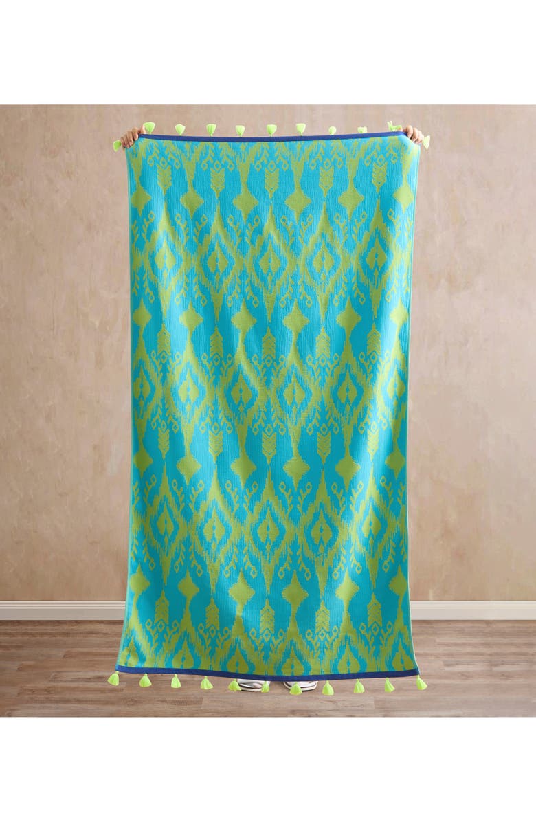 John Robshaw Ravi Peacock Beach Towel, Alternate, color,