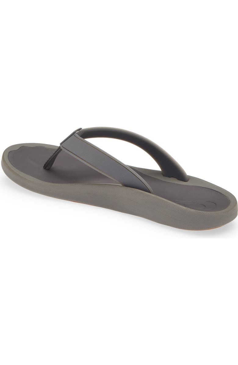 OluKai Kōko'o Waterproof Flip Flop, Alternate, color, Pavement / Pavement