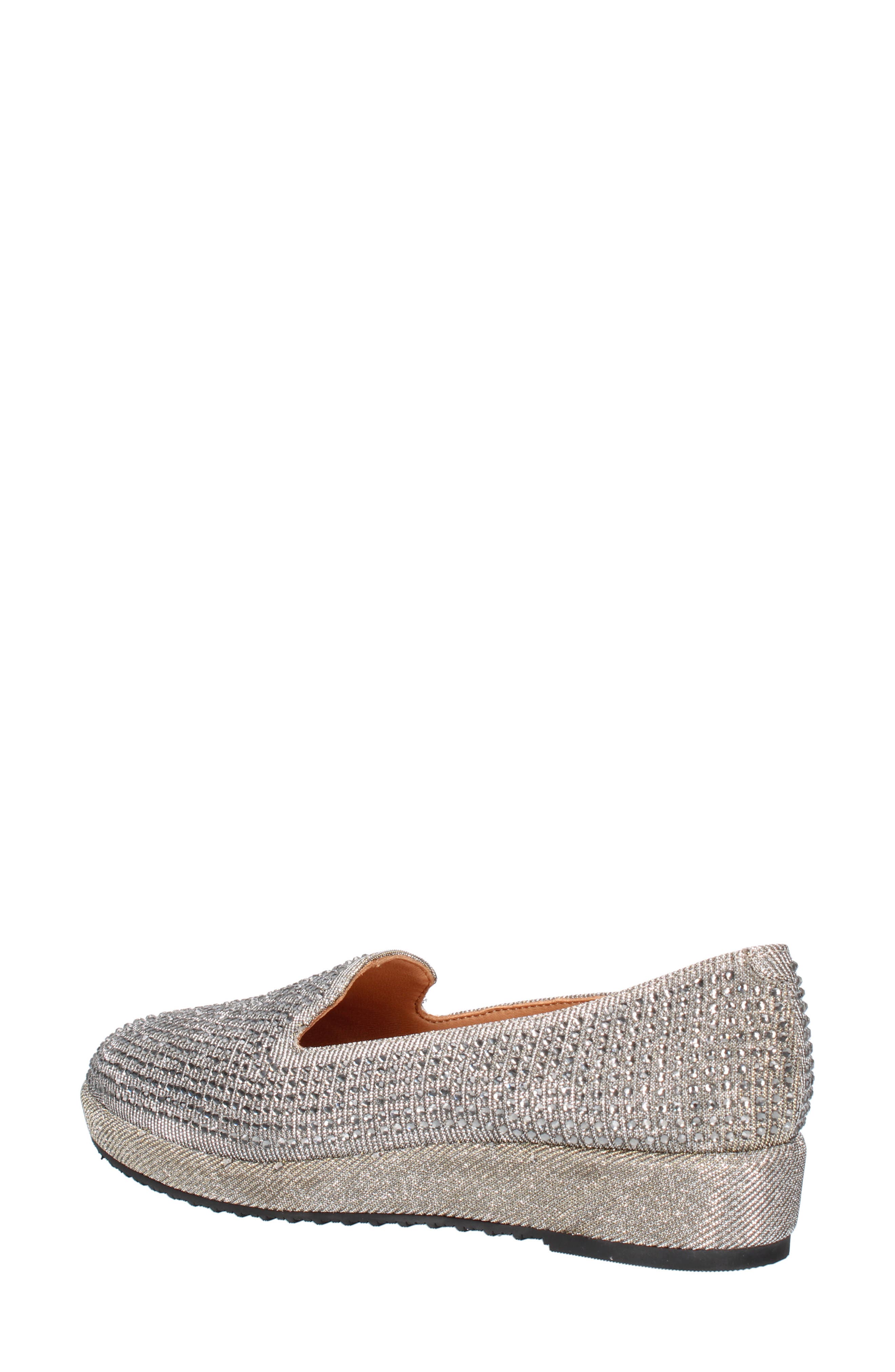 Correze Embellished Loafer, Alternate, color, PEWTER