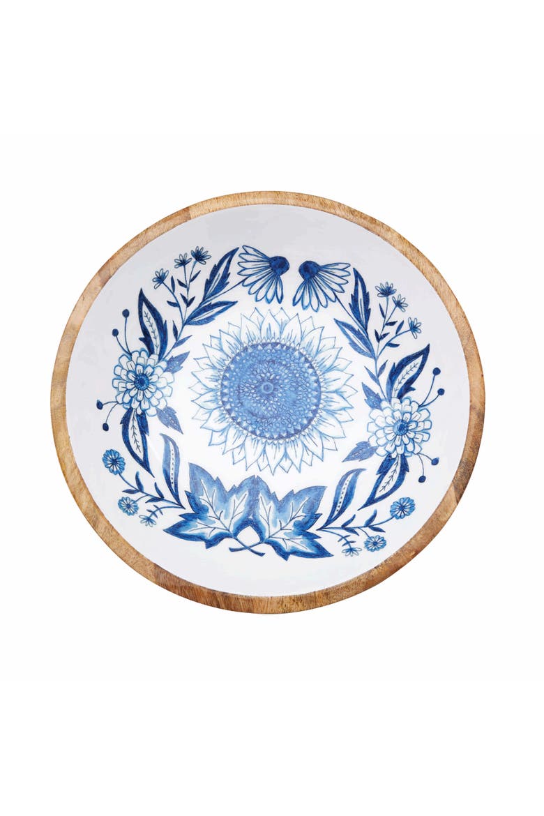 Blue Harvest Sunflower Bowl, Main, color, Blue