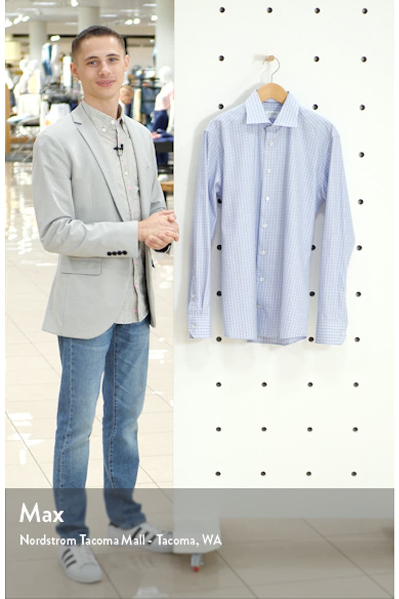 Slim Fit Plaid Dress Shirt video