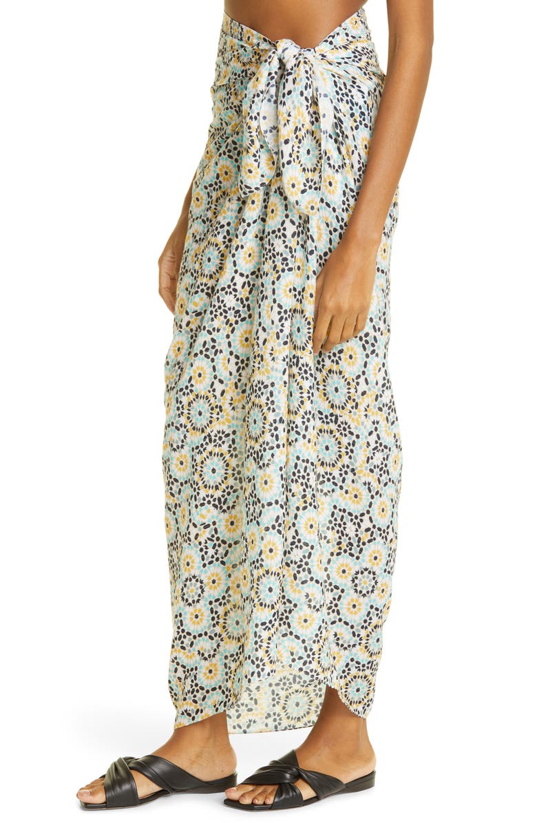 lemlem Telem Sarong, Alternate, color, Tiles Turquoise