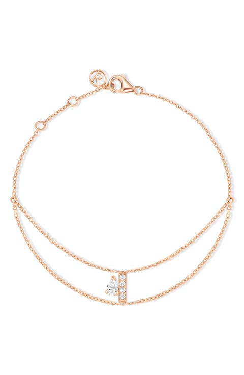 Diamond Letters Bracelet