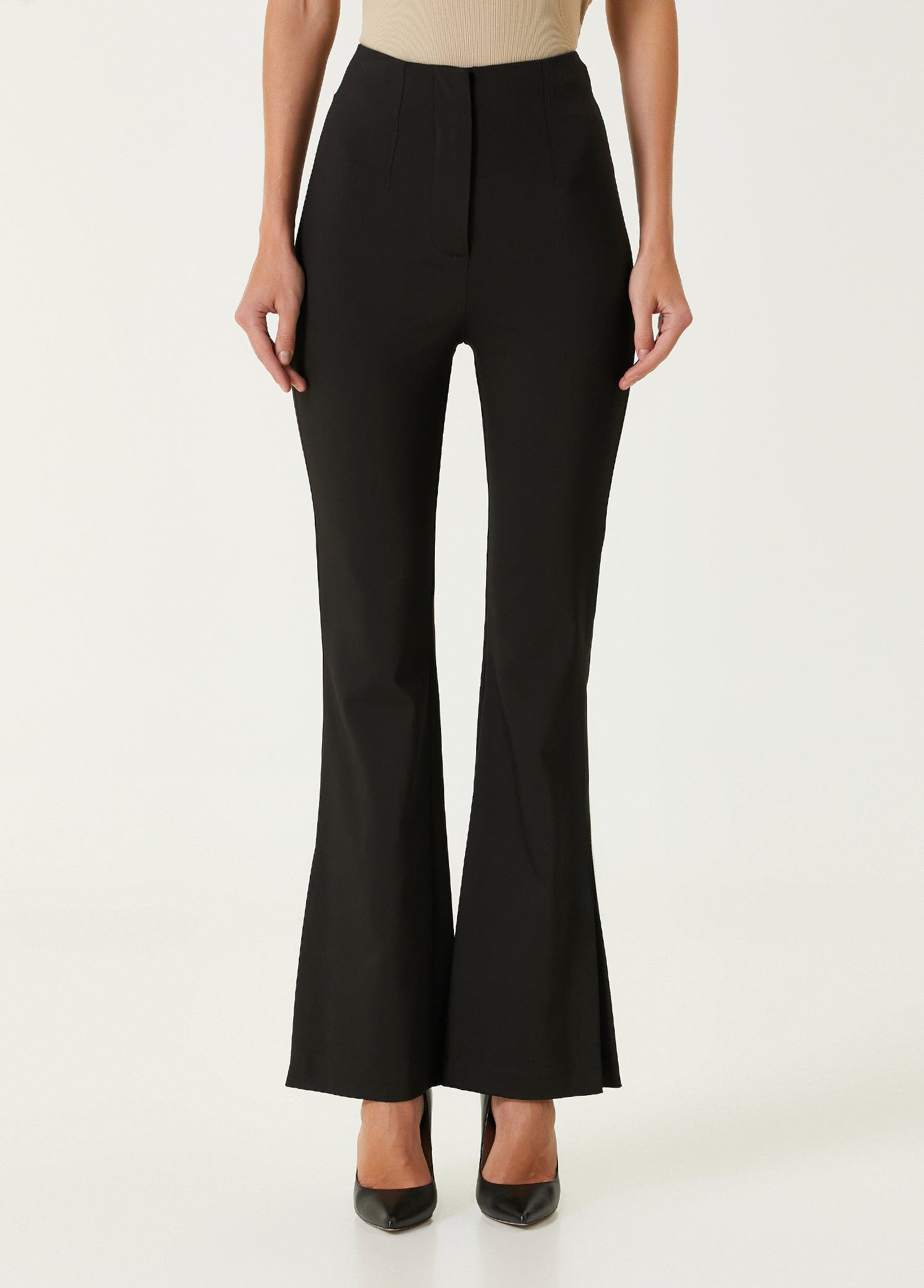 Cotton Flared Skinny Pant - image 2