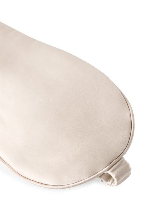 Mango Stretch Silk Eye Mask In Gray