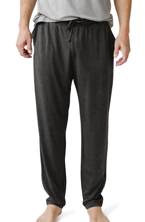 Tie Waist Stretch Knit Pajama Pants