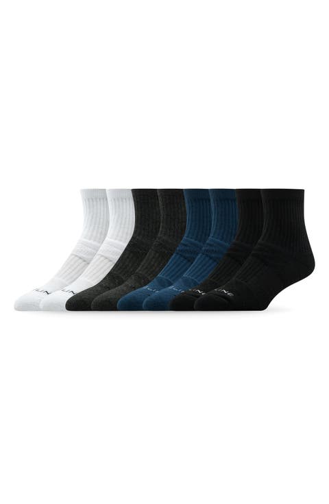 8-Pack Assorted Half Calf Socks